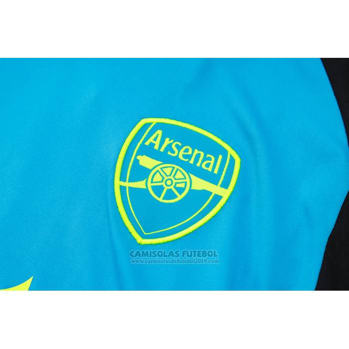 Fato de Treino Arsenal Manga Curta 2024-2025 Azul - Calcas Curta